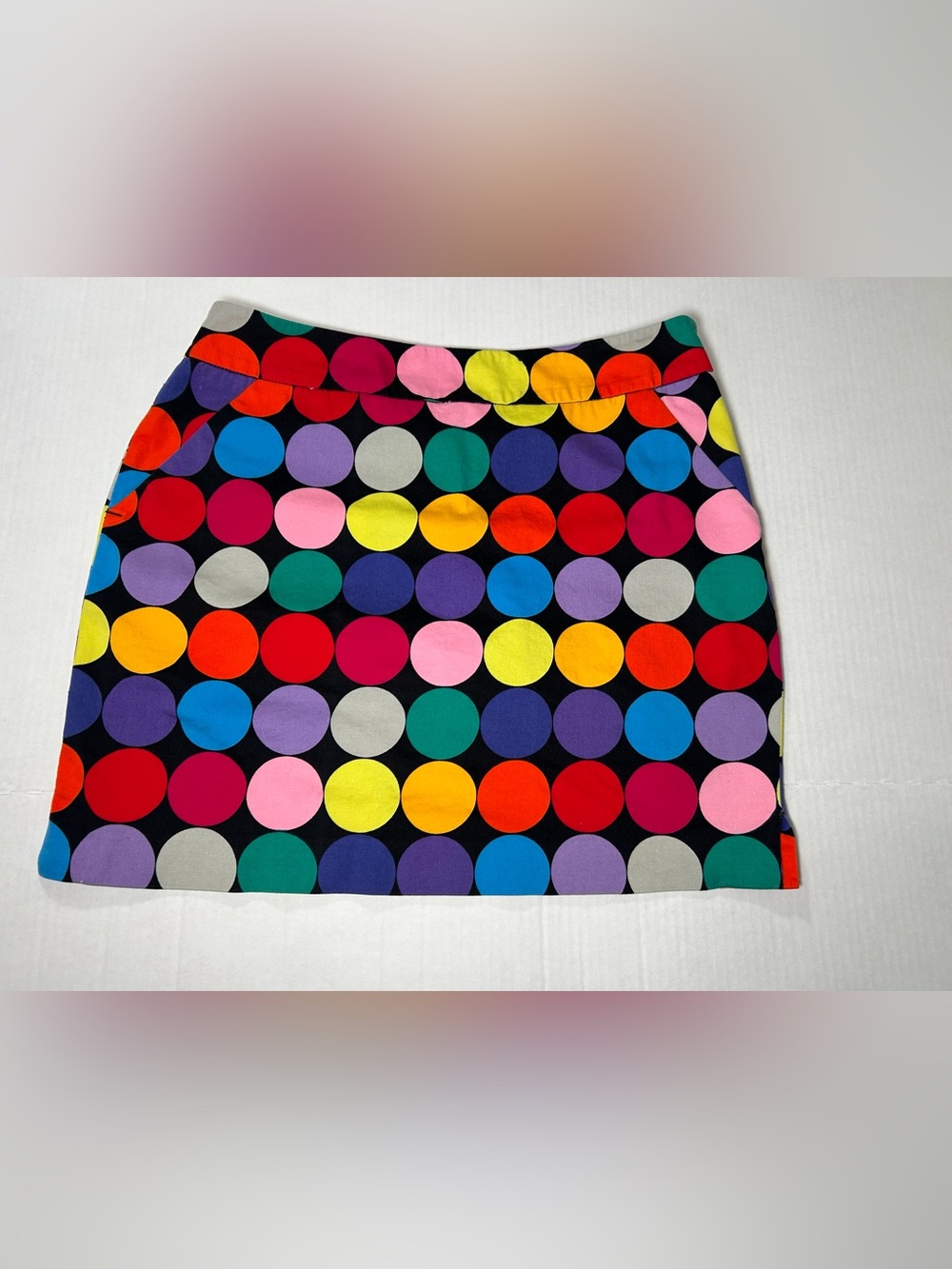 Loudmouth Ladies Golf Skort Colorful Polka Dot Mini Skirt Festival Bold